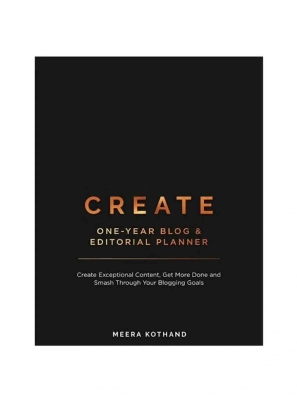 Content planner workbook editorial blogging goals create on year calendar blog